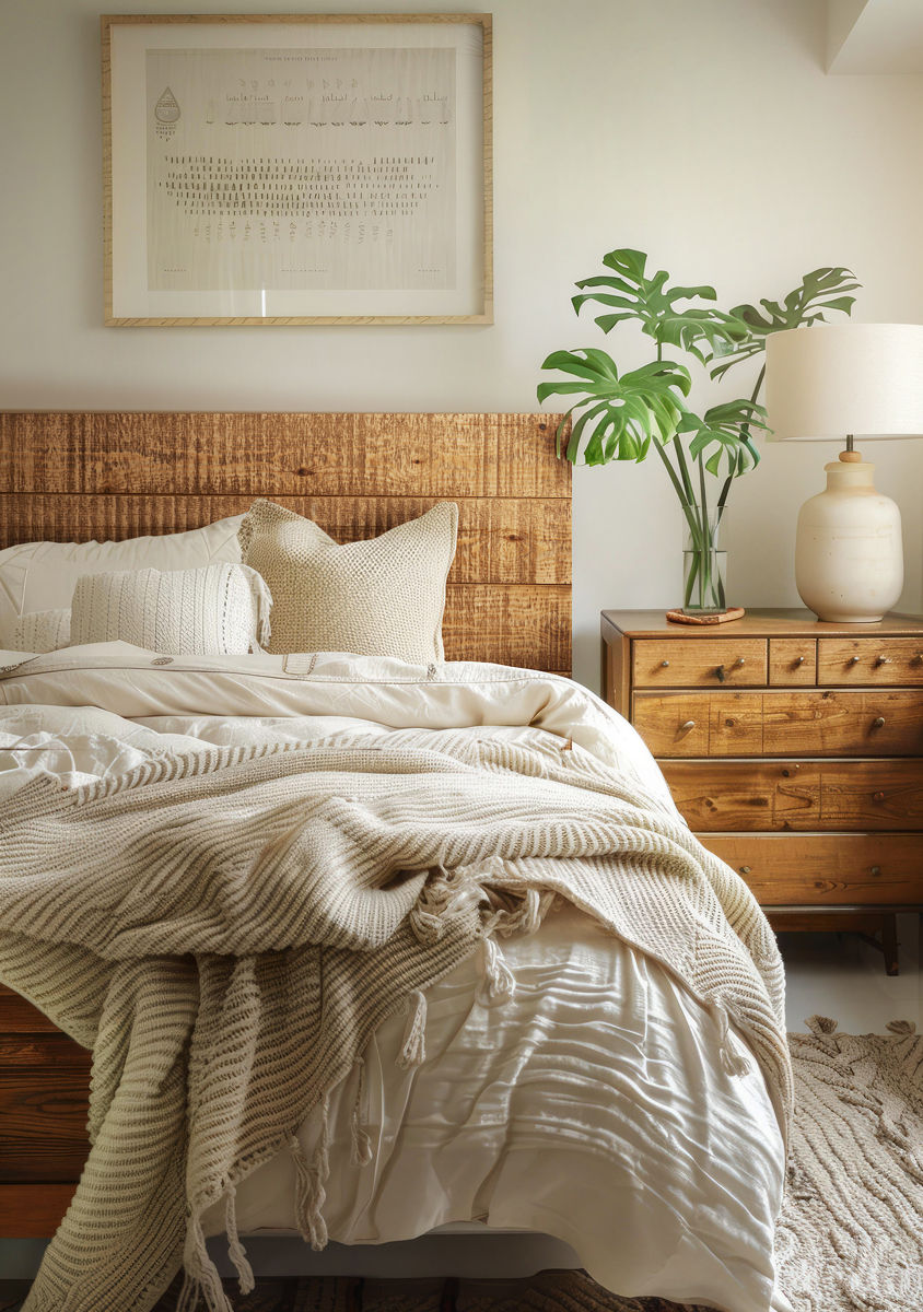 Cabecero de cama madera